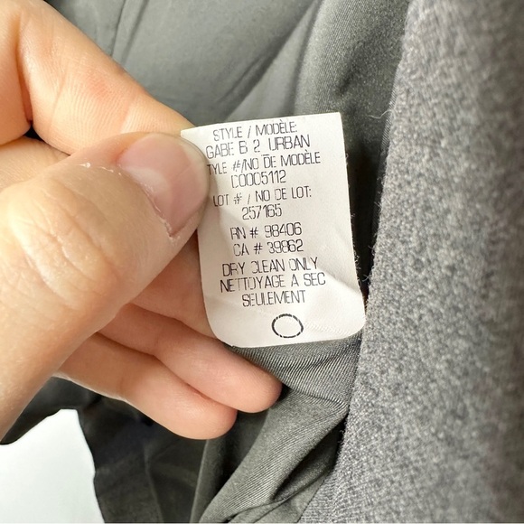 Theory Wool Blend Grey Single Button Blazer Jacket Academia Preppy Women’s 6 - Picture 11 of 16